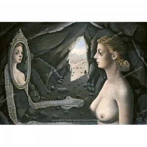 Puzzle "Woman in the Mirror" (1000) - 40804