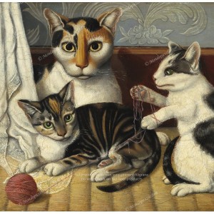 Puzzle "Cat and Kittens"...