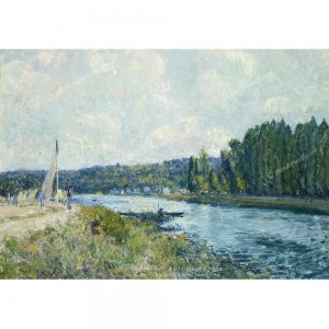 Puzzle "Banks of the Oise, Sisley" (1000) - 40850