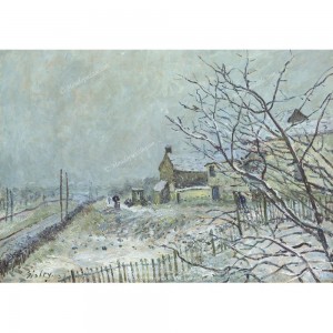 Puzzle "First Snow, Sisley"...