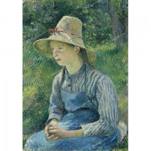 Puzzle "Peasant Girl, Pissarro" (1000) - 40878