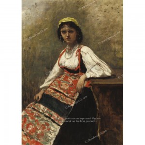 Puzzle "Italian Girl, Corot" (1000) - 40889