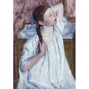 Puzzle "Girl Arranging Her Hair" (1000) - 40909