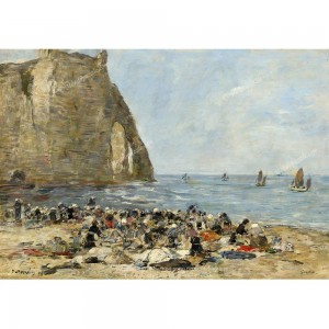 Puzzle "Beach of Etretat, Boudin" (1000) - 40951