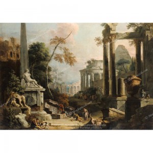 Puzzle "Landscape with Classical Ruins" (1000) - 40975