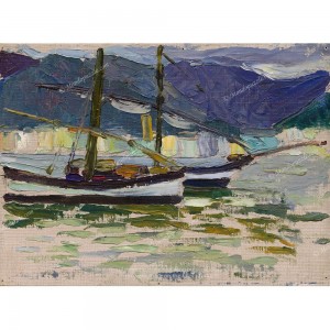Puzzle "Fishing Boats, Kandinsky" (2000) - 81219