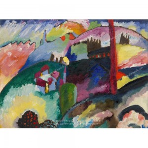 Puzzle "Landscape with Factory Chimney" (2000) - 81223