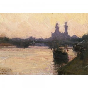 Puzzle "The Seine, Tanner" (1000) - 40993