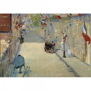 Puzzle "The Rue Mosnier, Manet" (1000) - 41029