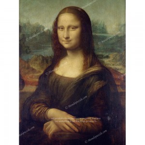 Puzzle "Mona Lisa, Da Vinci" (2000) - 81279