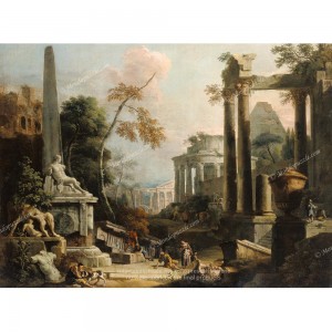 Puzzle "Landscape with Ruins" (2000) - 81299