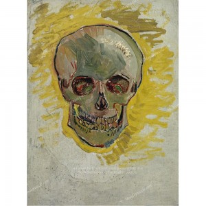 Puzzle "Skull, Van Gogh"...