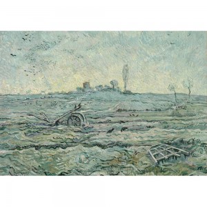 Puzzle "Field with a Harrow, Van Gogh" (1000) - 41115