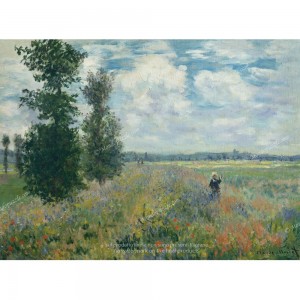 Puzzle "Campo di papaveri a Argenteuil, Monet" (2000) - 81324