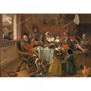 Puzzle "The Merry Family, Steen" (1000) - 41129