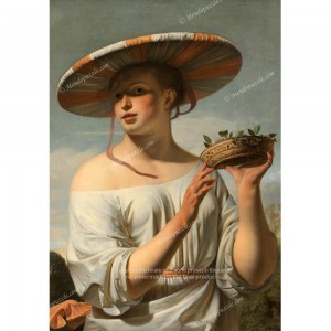 Puzzle "Girl in a Large Hat" (1000) - 41130