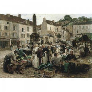 Puzzle "Le marché de Château-Thierry" (1000) - 41191