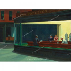 Puzzle "Nighthawks, Hopper" (2000) - 81338