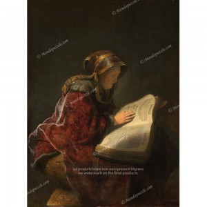 Puzzle "Old Woman Reading" (2000) - 81344