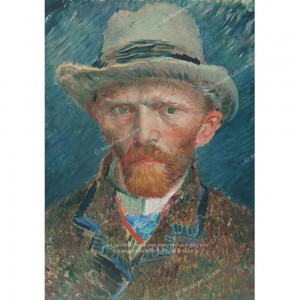 Puzzle "Self-portrait, Van Gogh" (1000) - 41412