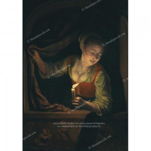 Puzzle "Young Woman with Candle" (1000) - 41434