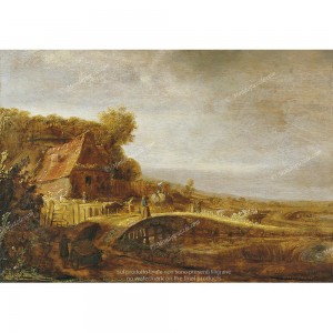 Puzzle "Landscape with a Farm" (1000) - 41445