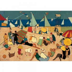 Puzzle "Bathers on a Beach"...