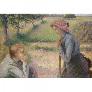 Puzzle "Two Young Peasant" (1000) - 41470