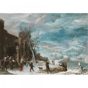 Puzzle "Winter Landscape, Collantes" (1000) - 41520