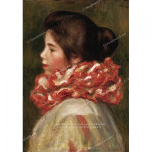 Puzzle "Girl in a Red Ruff"...