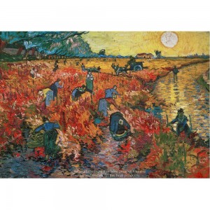 Puzzle "The Red Vineyards" (1000) - 41589
