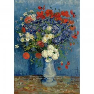Puzzle "Vase with Cornflowers" (1000) - 41599