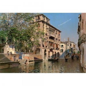Puzzle "A Canal in Venice"...