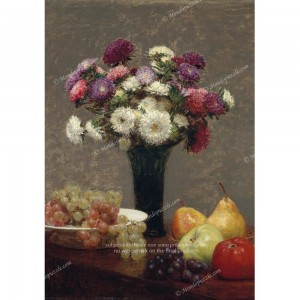 Puzzle "Asters and Fruit" (1000) - 41638