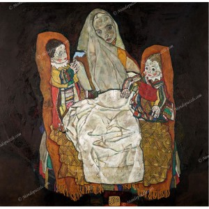 Puzzle "Madre di due figli, Schiele" (1500 S) - 71124