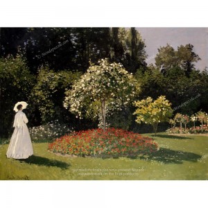 Puzzle "Woman in the garden, Monet" (2000) - 81240