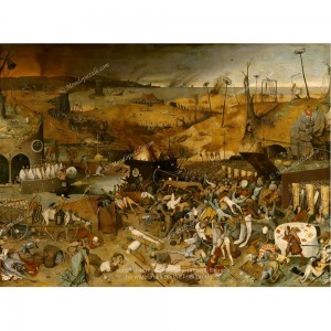 Puzzle "The Triumph of Death, Bruegel" (2000) - 81091