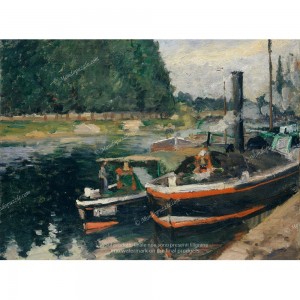 Puzzle "Barges at Pontoise" (2000) - 81391
