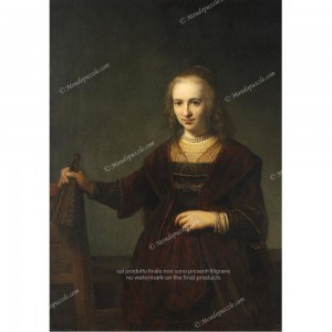 Puzzle "Portrait of a Woman, Rembrandt" (1000) - 41801