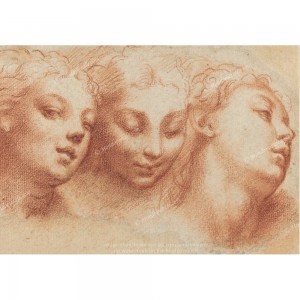 Puzzle "Three Feminine Heads" (500) - 31028