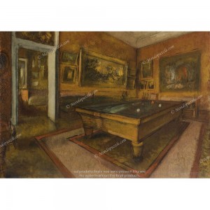 Puzzle "Stanza del biliardo, Degas" (1000) - 61320