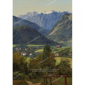 Puzzle "The Dachstein from the Sophien" (1000) - 41923