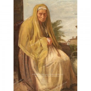Puzzle "The Old Italian Woman" (1000) - 41963