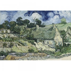 Puzzle "Cottage a Cordeville, Van Gogh" (1000) - 61019
