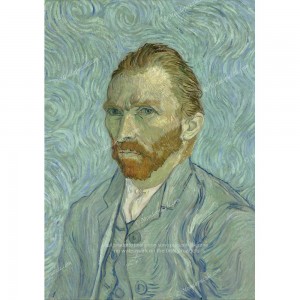 Puzzle "Autoritratto (1889 Saint-Rémy), Van Gogh" - 61050