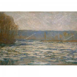 Puzzle "Impatto del ghiaccio, Monet" - 61086