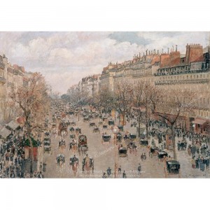 Puzzle "Viale Monmartre a Parigi, Pissarro" 1000 pz - 61137
