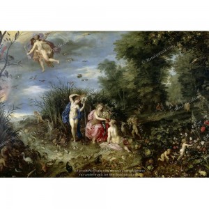 Puzzle "I quattro elementi, Brueghel" (1000) - 61145